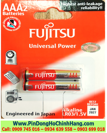 Pin AAA Fujitsu LR03-FU-W (Vỉ 2viên)
